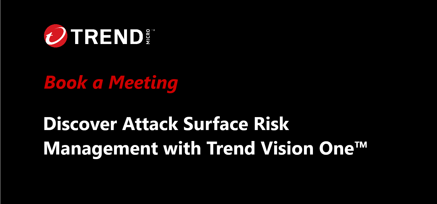 Book a Meeting | Discover ASRM with Trend Vision One™